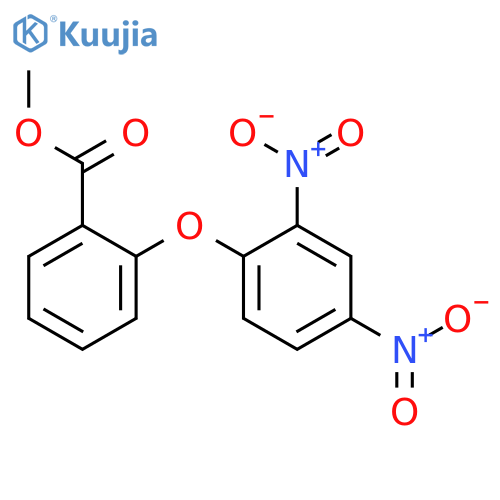 Methyl 2-(2,4-dinitrophenoxy)benzoate structure