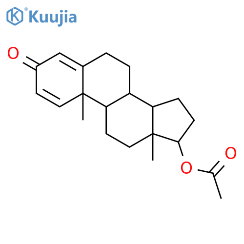 17beta-Acetoxyandrosta-1,4-dien-3-one structure