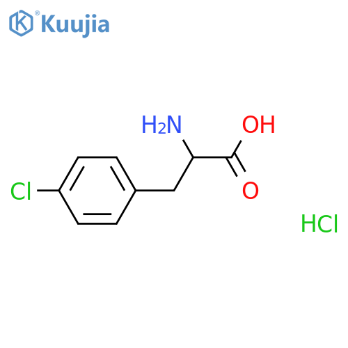 Dl-4-Chlorophenylalanine Hydrochloric Acid Salt structure