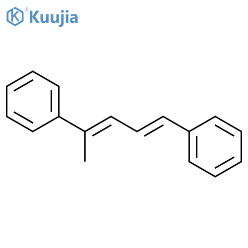 Benzene, 1,1'-[(1E,3E)-1-methyl-1,3-butadiene-1,4-diyl]bis- structure