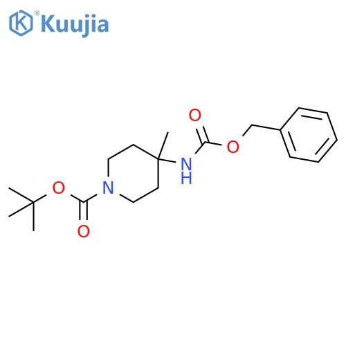 1-BOC-4-(Cbz-amino)-4-methylpiperidine structure