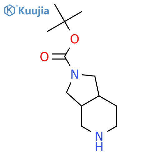tert-butyl cis-1,3,3a,4,5,6,7,7a-octahydropyrrolo[3,4-c]pyridine-2-carboxylate structure