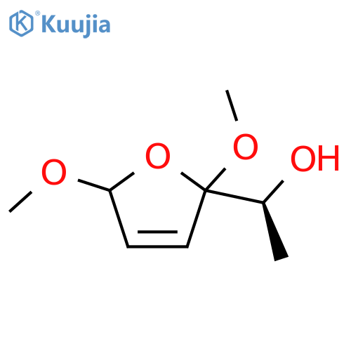 2-Furanmethanol,2,5-dihydro-2,5-dimethoxy-a-methyl-, (aS)- structure