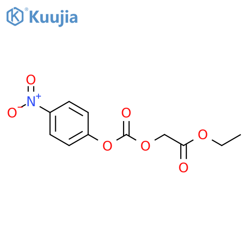 Ethyl 2-((4-nitrophenoxy)carbonyloxy)acetate structure