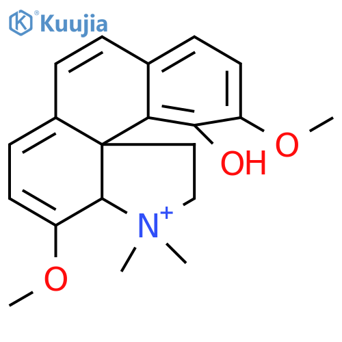 Naphth[1,2-d]indolium, 5,6,7,7a-tetrahydro-4-hydroxy-3,8-dimethoxy-7,7-dimethyl- (8CI,9CI) structure