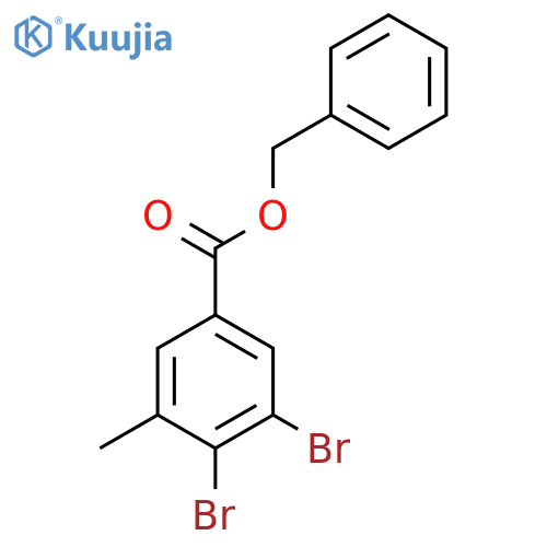 Benzyl 3,4-dibromo-5-methylbenzoate structure