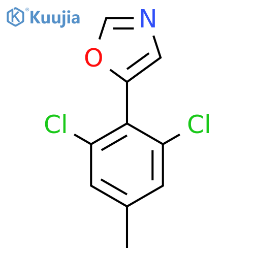 5-(2,6-Dichloro-4-methylphenyl)oxazole structure