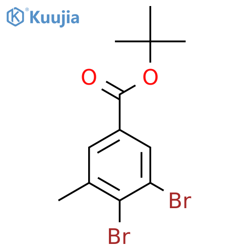 tert-Butyl 3,4-dibromo-5-methylbenzoate structure
