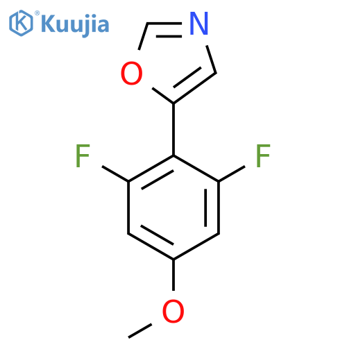 5-(2,6-Difluoro-4-methoxyphenyl)oxazole structure
