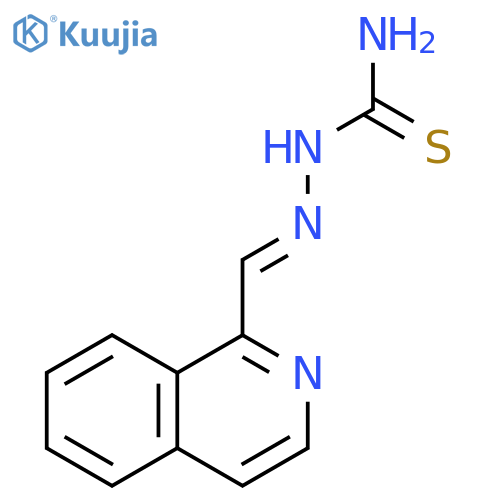 Hydrazinecarbothioamide,2-(1-isoquinolinylmethylene)- structure