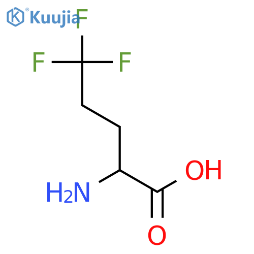 2-amino-5,5,5-trifluoropentanoic acid structure