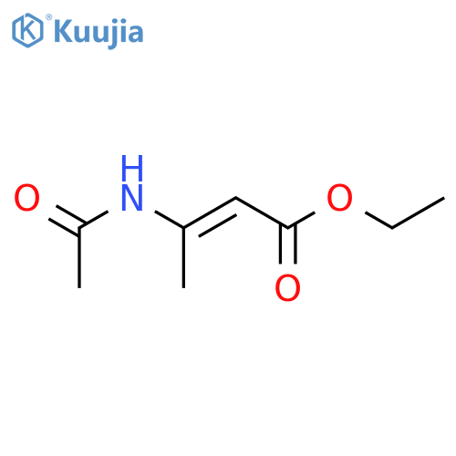 (Z)-Ethyl 3-acetamidobut-2-enoate structure