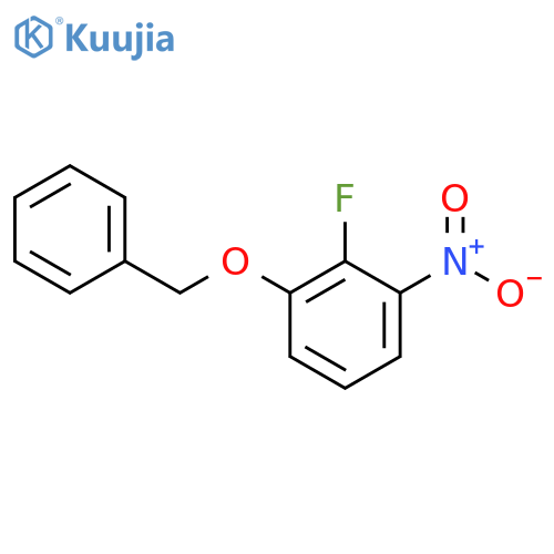 1-(Benzyloxy)-2-fluoro-3-nitrobenzene structure