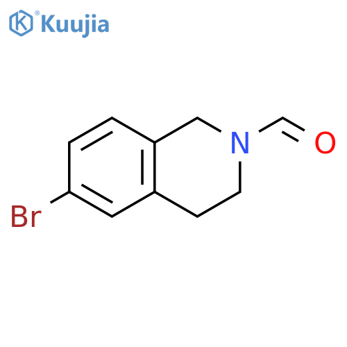 6-Bromo-3,4-dihydro-1H-isoquinoline-2-carbaldehyde structure
