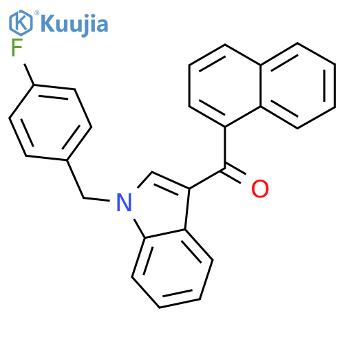 (1-(4-Fluorobenzyl)-1h-indol-3-yl)(naphthalen-1-yl)methanone structure
