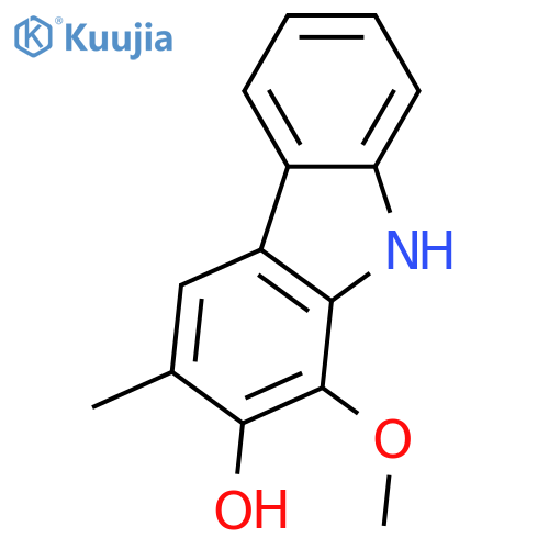 1,2-Dihydroxy-3-methyl-9H-carbazole; 1-Me ether structure
