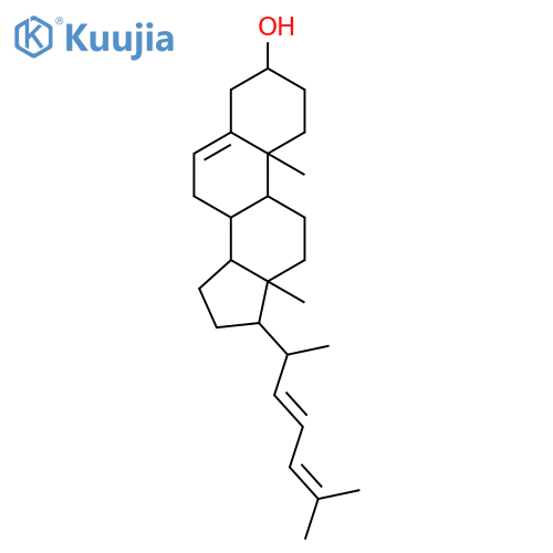 Cholesta-5,22,24-trien-3-ol,(3b,22E)- (9CI) structure