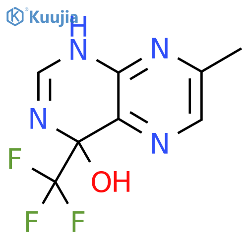 7-Methyl-4-(trifluoromethyl)-1H-pteridin-4-ol structure