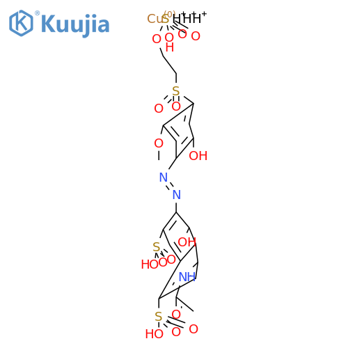 Cuprate(3-),[5-(acetylamino)-4-(hydroxy-.kappa.O)-3-[[2-(hydroxy-.kappa.O)-5-methoxy-4-[[2-(sulfooxy)ethyl]sulfonyl]phenyl]azo-.kappa.N1]-2,7-naphthalenedisulfonato(5-)]-,trihydrogen structure