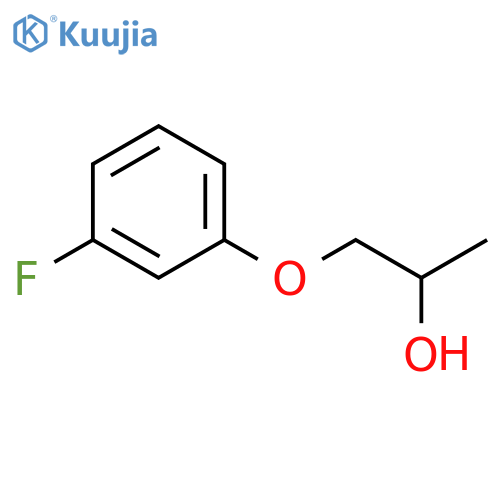 1-(3-fluorophenoxy)propan-2-ol structure
