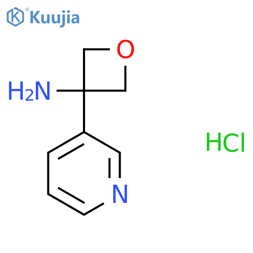 3-(pyridin-3-yl)oxetan-3-amine hydrochloride structure