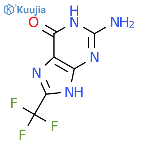 2-amino-1,9-dihydro-8-(trifluoromethyl)-6H-Purin-6-one structure