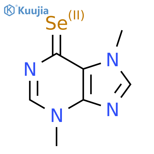 Purine-6(1H)-thione, 3,7-dimethylseleno- structure