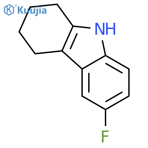6-Fluoro-2,3,4,9-tetrahydro-1H-carbazole structure