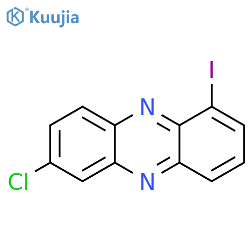 7-Chloro-1-iodophenazine structure