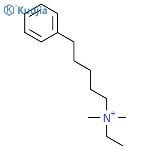 Benzenepentanaminium, N-ethyl-N,N-dimethyl- structure
