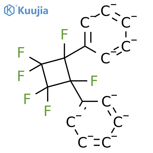 Hexafluoro-1,2-diphenylcyclobutane structure