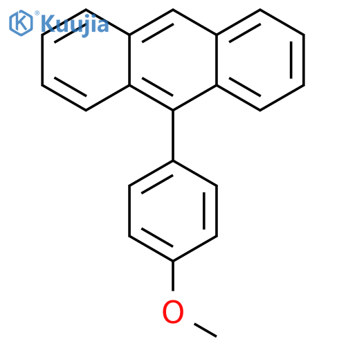 Anthracene, 9-(4-methoxyphenyl)- structure