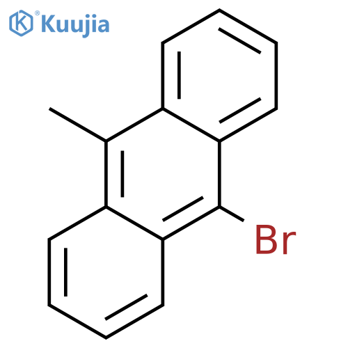Anthracene, 9-bromo-10-methyl- structure