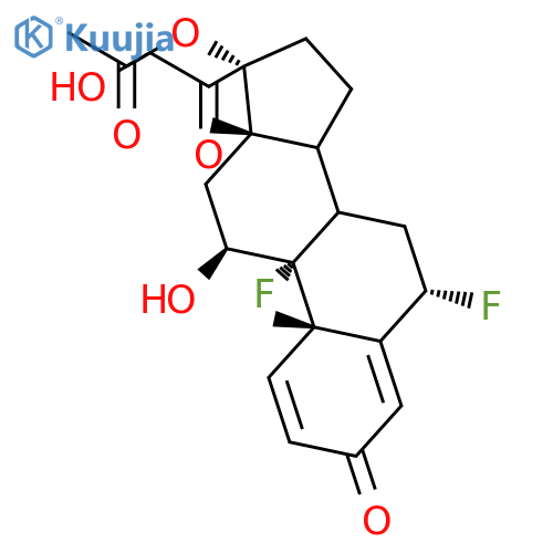 6a,9a-Difluoroprednisolone 17-Acetate structure