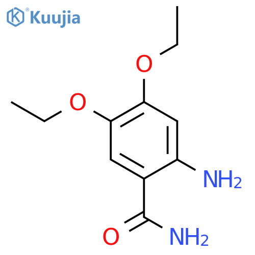 2-Amino-4,5-diethoxybenzamide structure
