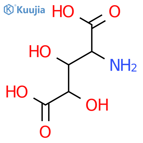2(S)-Amino-3(S),4(S)-dihydroxypentanedioic acid structure