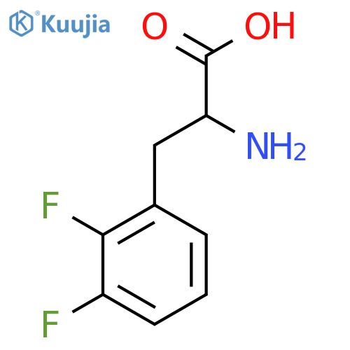 2-Amino-3-(2,3-difluorophenyl)propanoic acid structure