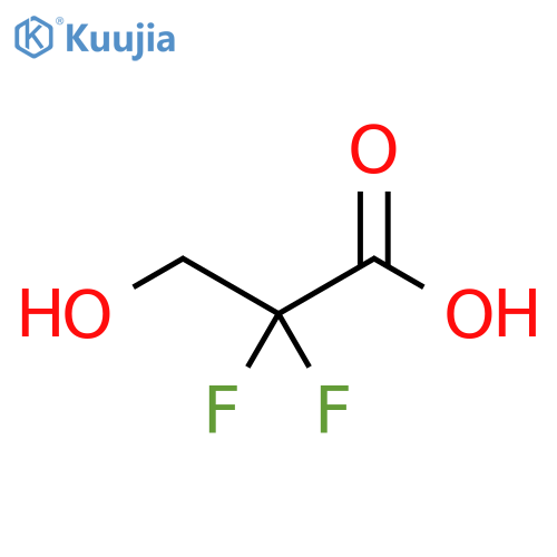 2,2-difluoro-3-hydroxypropanoic acid structure