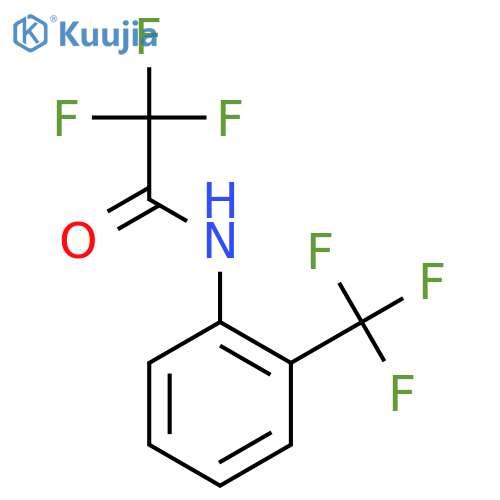 Acetamide,2,2,2-trifluoro-N-[2-(trifluoromethyl)phenyl]- structure