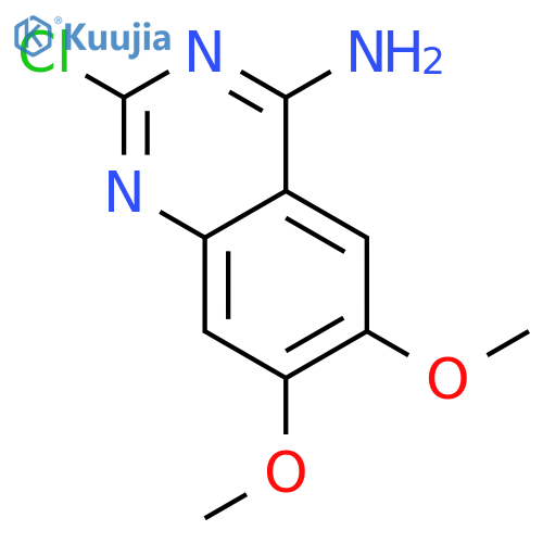 2-chloro-6,7-dimethoxy-quinazolin-4-amine structure