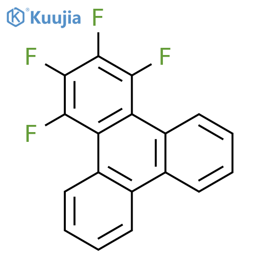 Triphenylene, 1,2,3,4-tetrafluoro- structure