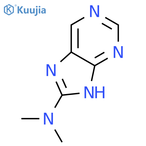 9H-Purin-8-amine,N,N-dimethyl- structure