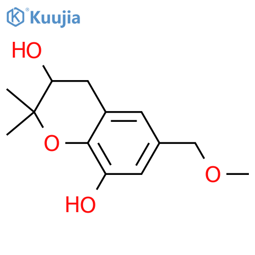 3,4-Dihydro-3,8-dihydroxy-2,2-dimethyl-2H-1-benzopyran-6-methanol; (ξ)-form, 1'-Me ether structure