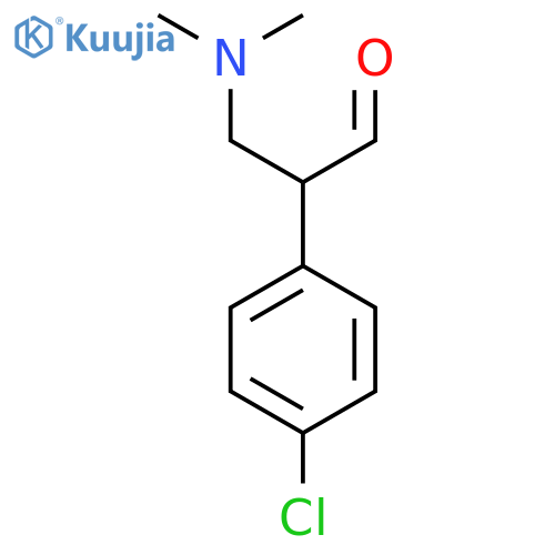 2-(4-Chloro-phenyl)-3-dimethylamino-propionaldehyde structure