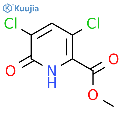 Methyl 3,5-dichloro-6-hydroxypicolinate structure