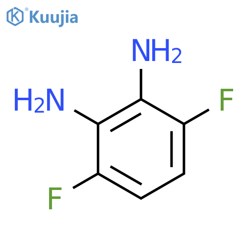 3,6-Difluorobenzene-1,2-diamine structure