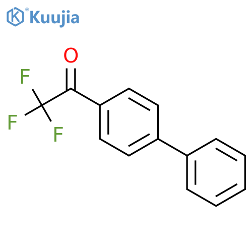 2,2,2-trifluoro-1-(4-phenylphenyl)ethan-1-one structure