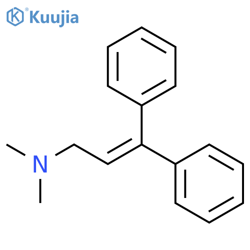 (3,3-Diphenyl-allyl)-dimethyl-amine structure