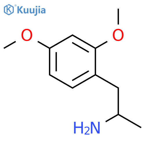 1-(2,4-dimethoxyphenyl)propan-2-amine structure