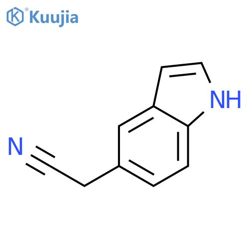 2-(1H-Indol-5-yl)acetonitrile structure